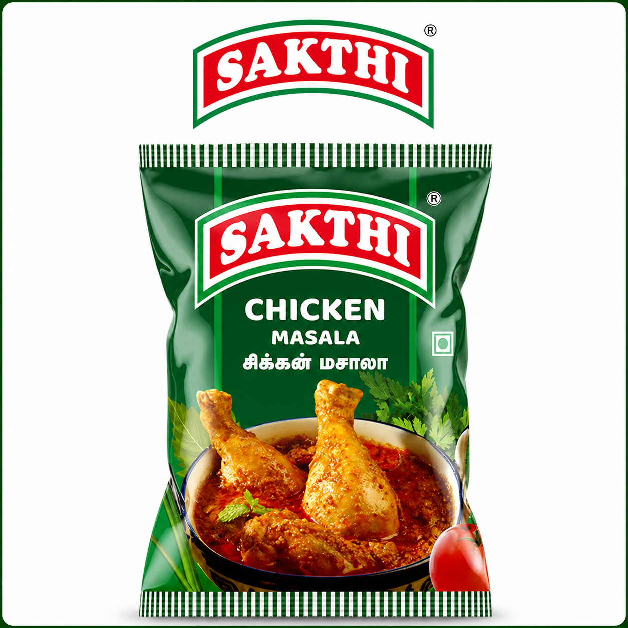 Sakthi Chicken Masala 100g | Authentic Spice Blend for Chicken Curry & Fry | Rich Flavor, Easy Cooking Masala | Pure & Natural Ingredients for Delicious Chicken Dishes