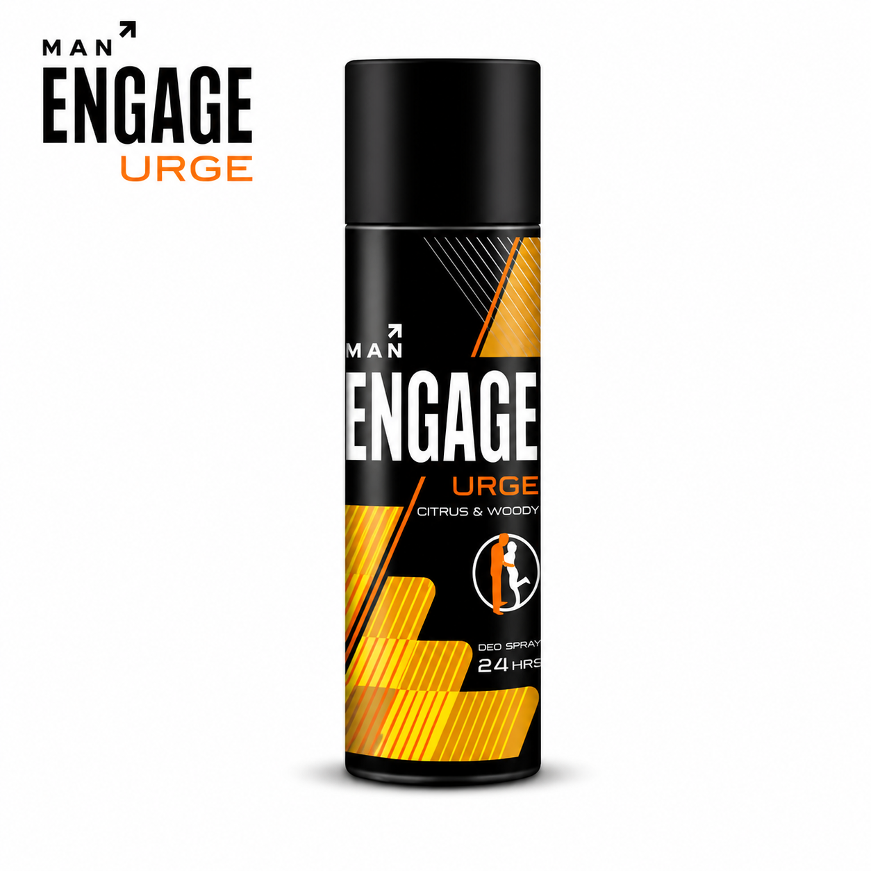 Engage Man Urge Deodorant Spray 50Ml | 24Hr Freshness & Citrus Woody Fragrance | Long-Lasting Body Spray for Men Daily Use