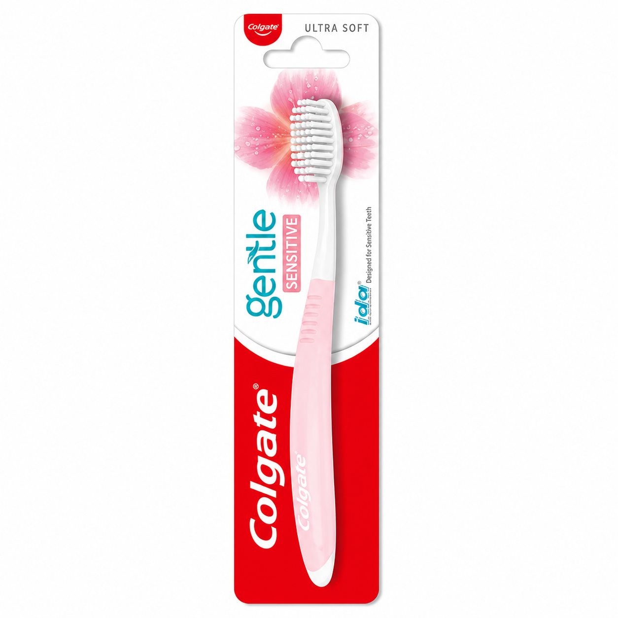 Colgate Gentle Sensitive Ultra Soft Toothbrush | Extra Soft Bristles for Sensitive Teeth & Gums | Gentle Daily Oral Care Brush