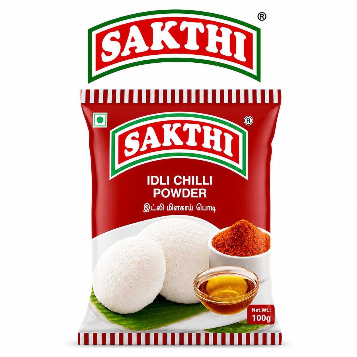 Sakthi Idli Chilli Powder 100g | Authentic South Indian Idli Podi for Spicy Taste & Rich Flavor | Perfect with Idli, Dosa, Upma & Breakfast Meals
