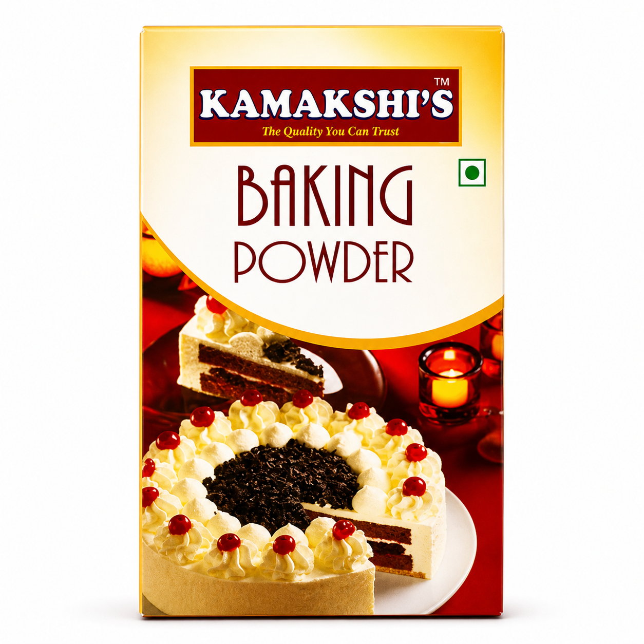 Kamakshis Baking Powder 100g | Perfect Rise Leavening Agent for Soft Cakes, Muffins & Cookies | Premium Baking Essential for Fluffy & Airy Results
