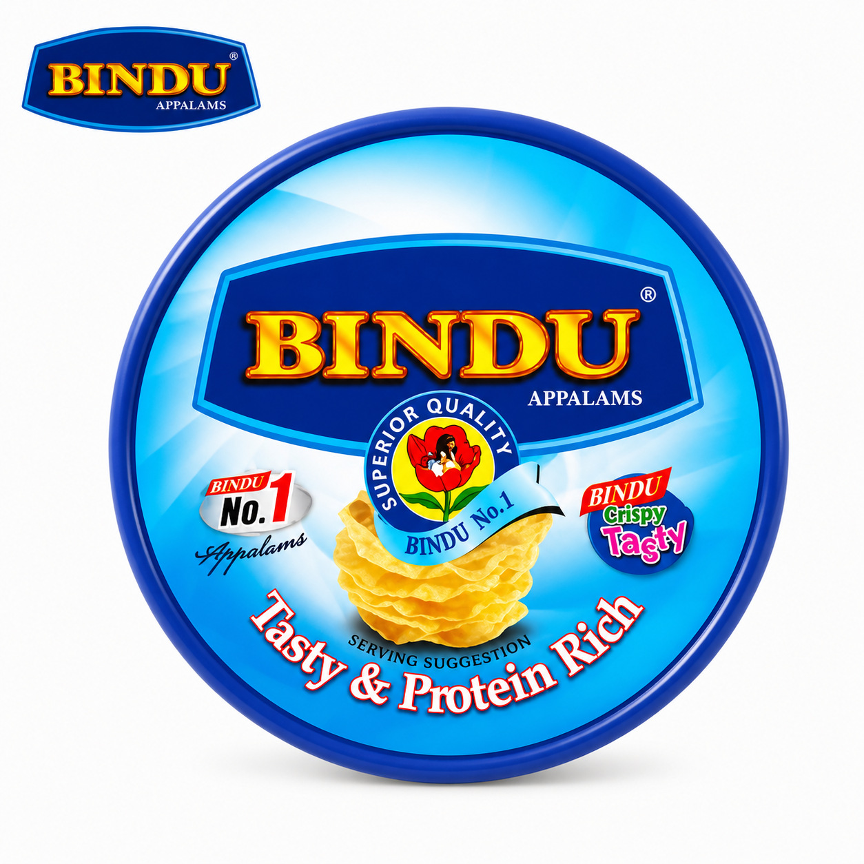 Bindu Appalams No.1 120Gm