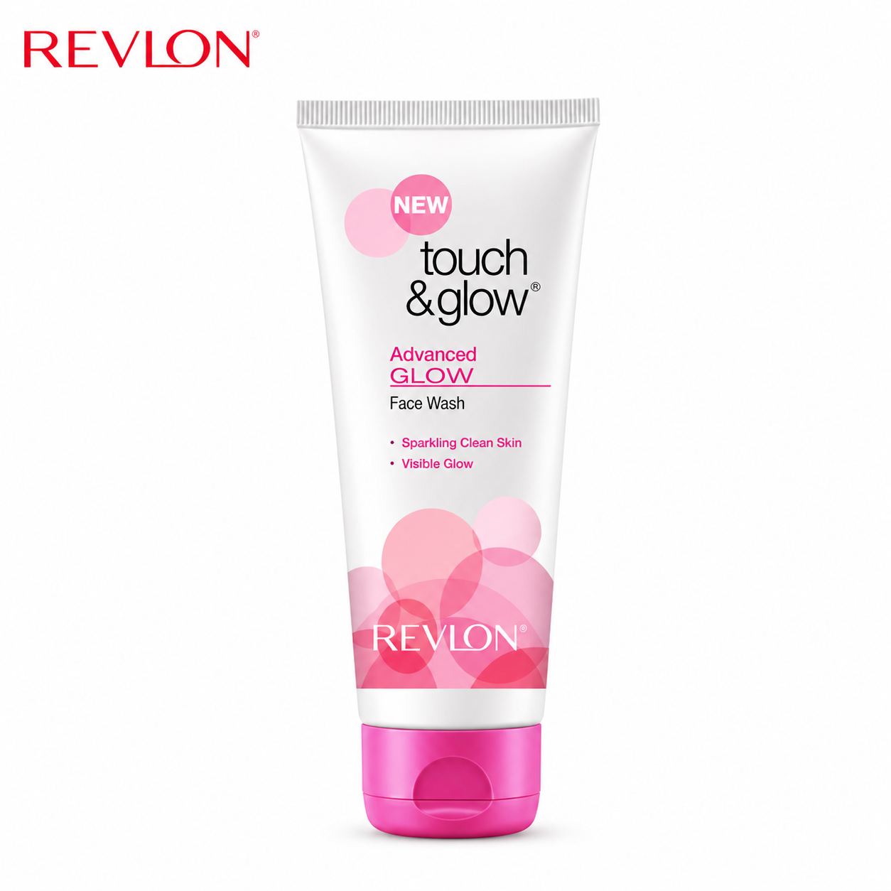 Revlon Touch & Glow Face Wash 50g | Deep Cleansing & Brightening Face Cleanser | Soft, Smooth & Radiant Skin for All Skin Types