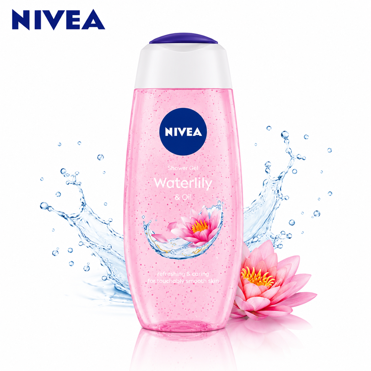 Nivea Waterlily & Oil Shower Gel 125ml | Deep Hydration Body Wash for Soft Smooth & Fresh Skin
