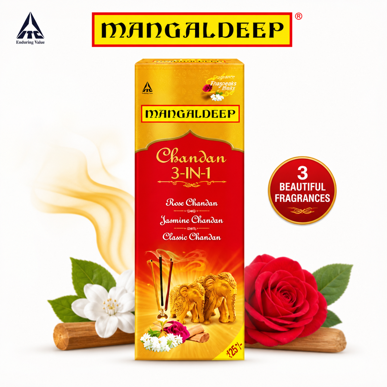 Mangaldeep 3In1 Agarbatti