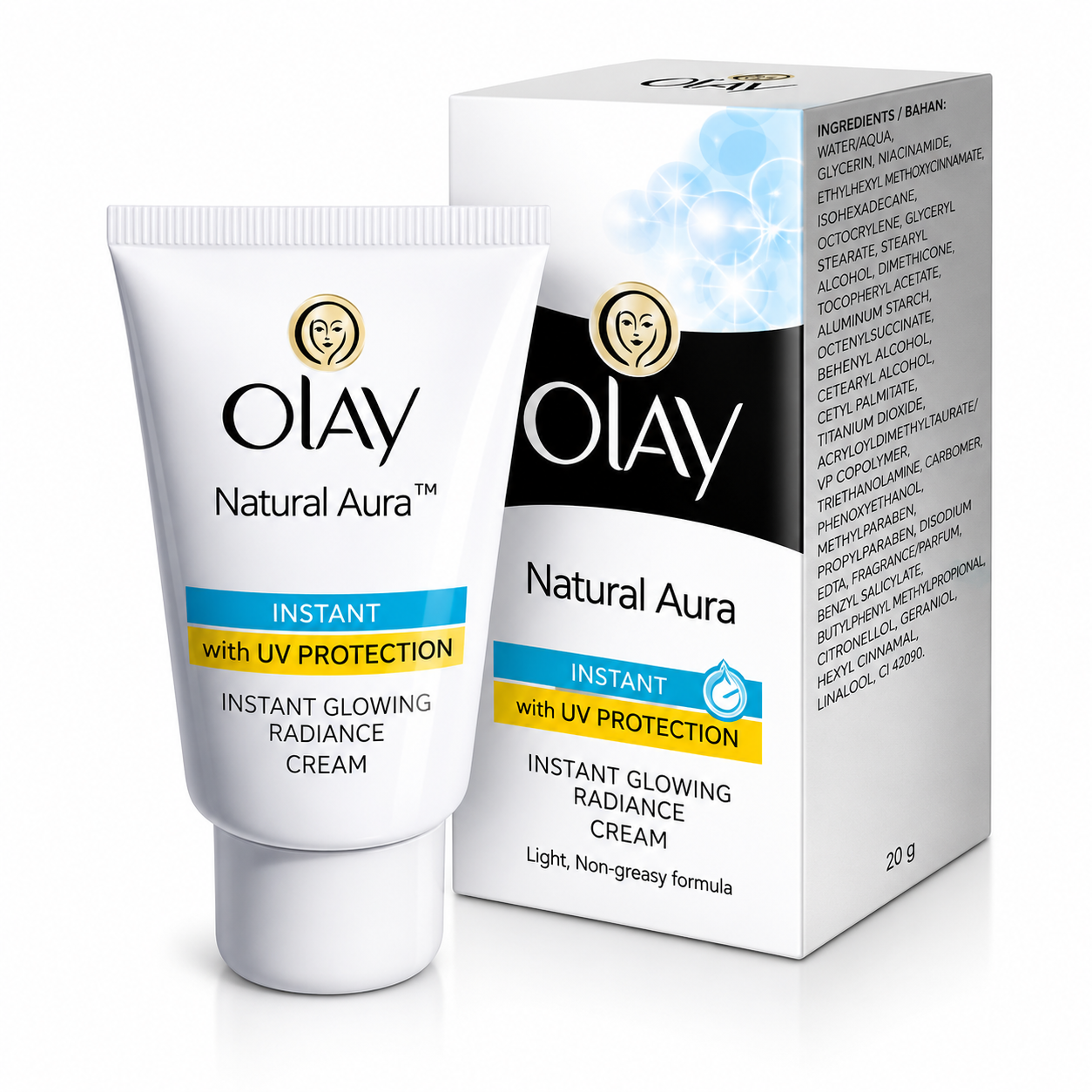 Olay Natural Aura Uv Protection Cream 40G