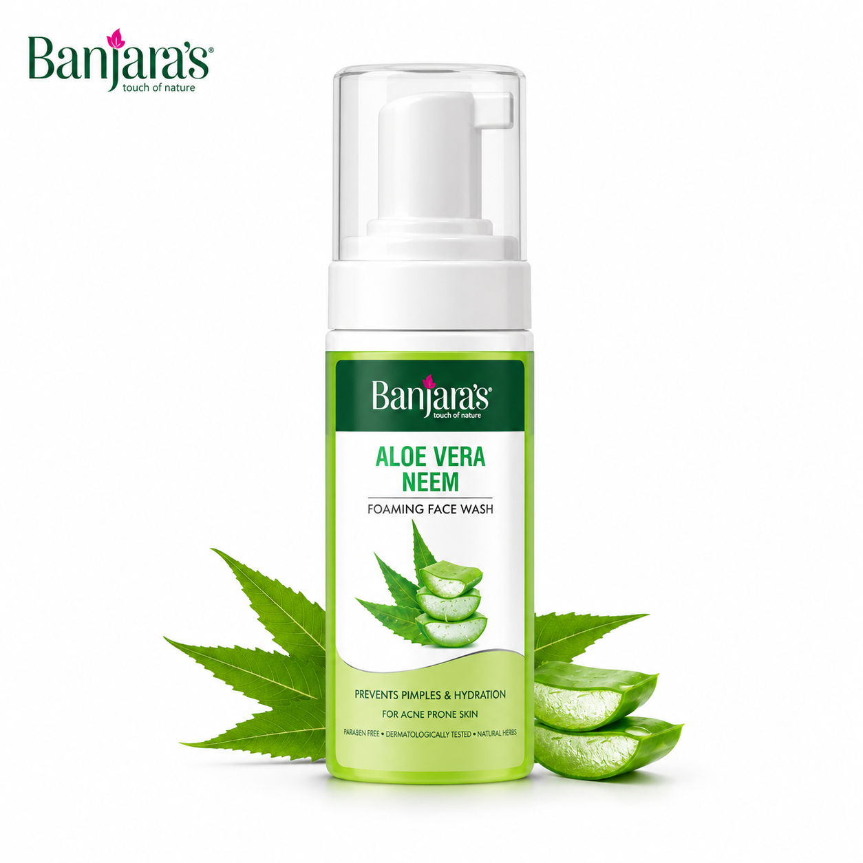Banjaras Aloe Vera Neem Face Wash 150Ml