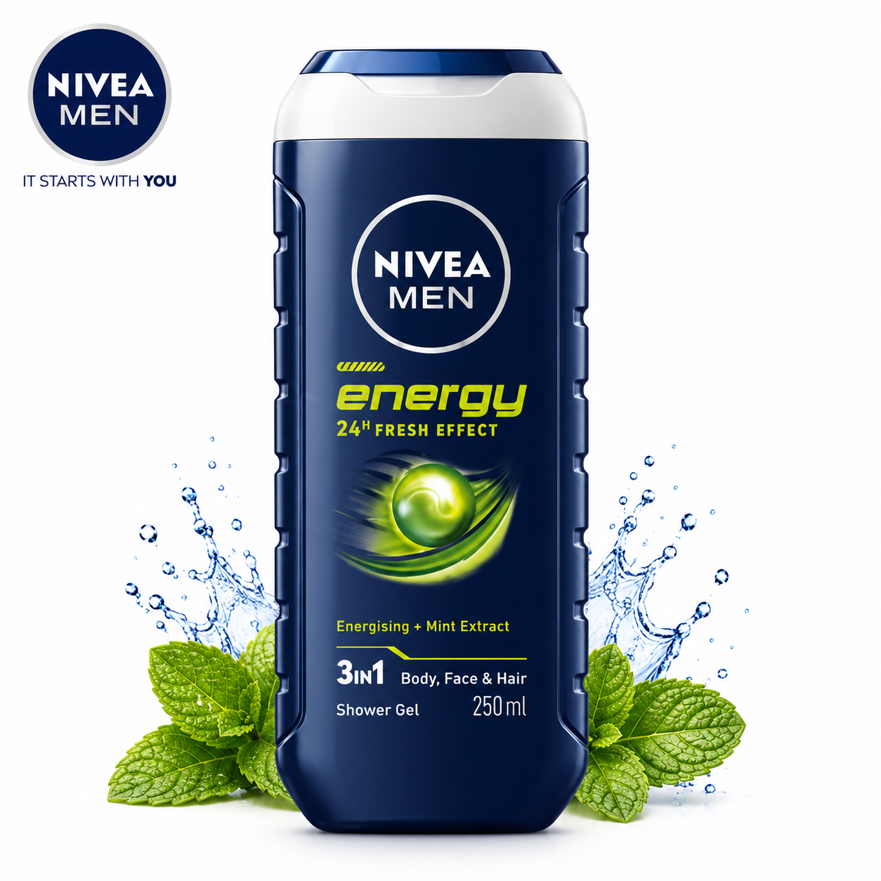 Nivea Men Energy Shower Gel 250Ml