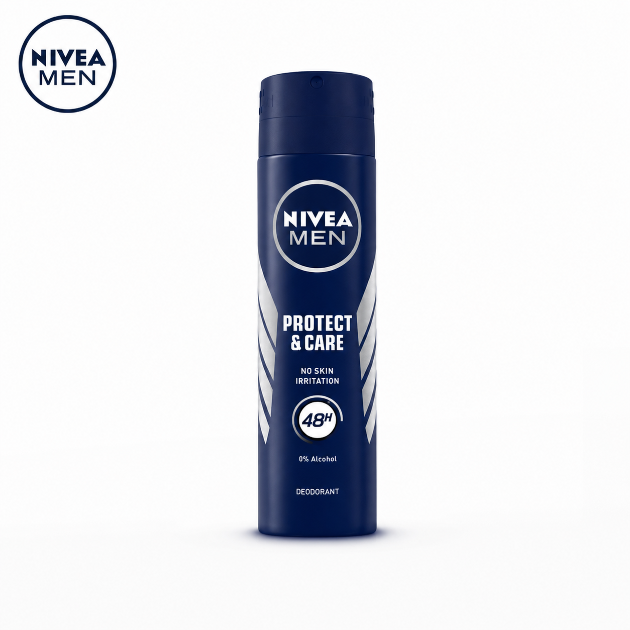 Nivea Men Protect & Care 48H Deodorant Spray 150ml | Alcohol-Free Long-Lasting Freshness & Gentle Skin Protection for Men
