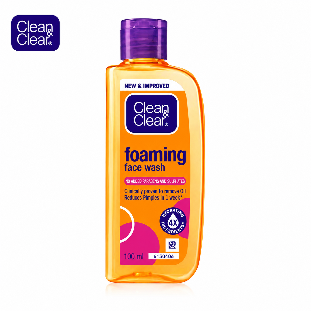 CLEAN & CLEAR FOAMING FACE WASH 100ML
