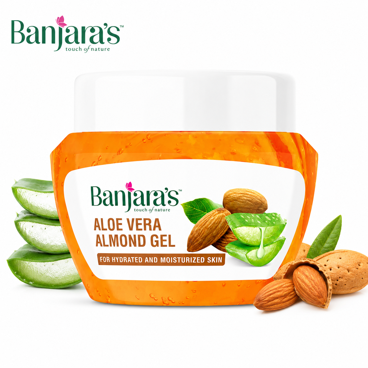 BANJARAS ALOE VERA ALMOND GEL 100G