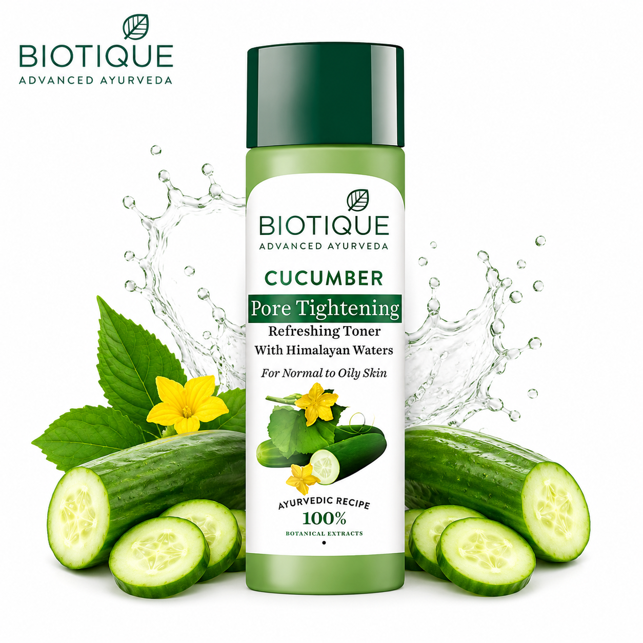 BIOTIQUE CUCUMBER REFRESHING TONER 120ML