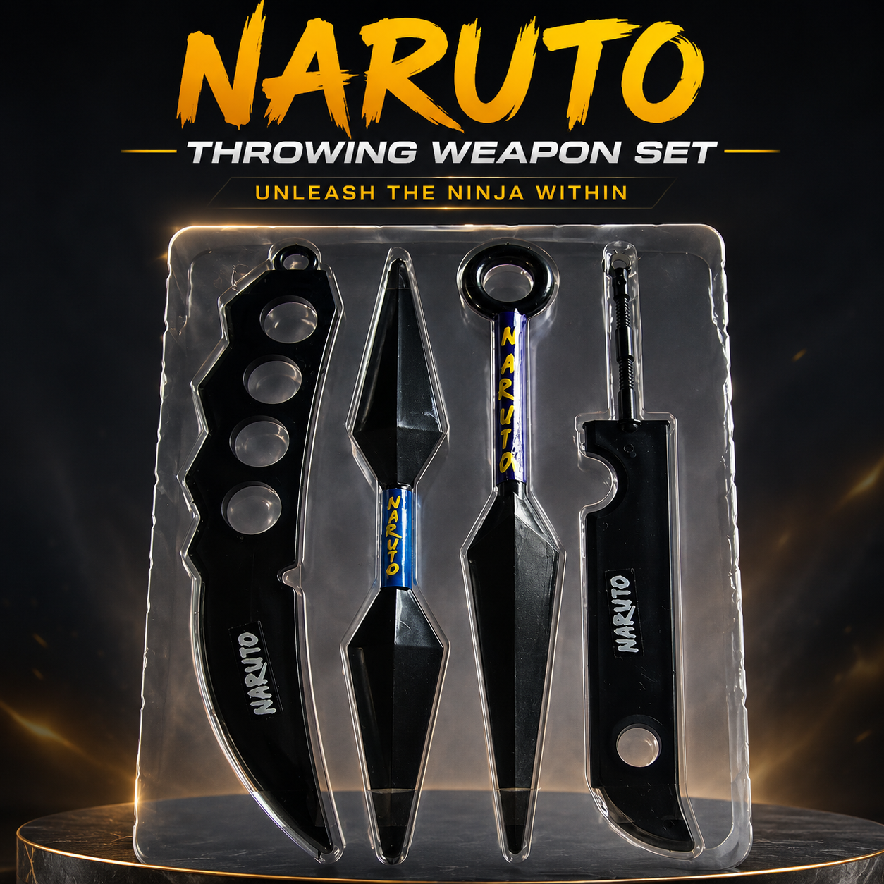 Naruto Premium Stainless Steel Cutlery Set | Anime-Themed Spoon, Fork & Knife Dining Set | Reusable Travel Utensils for School, Office, Home & Travel | Gift for Anime Fans. (Colors & Design May Vary)