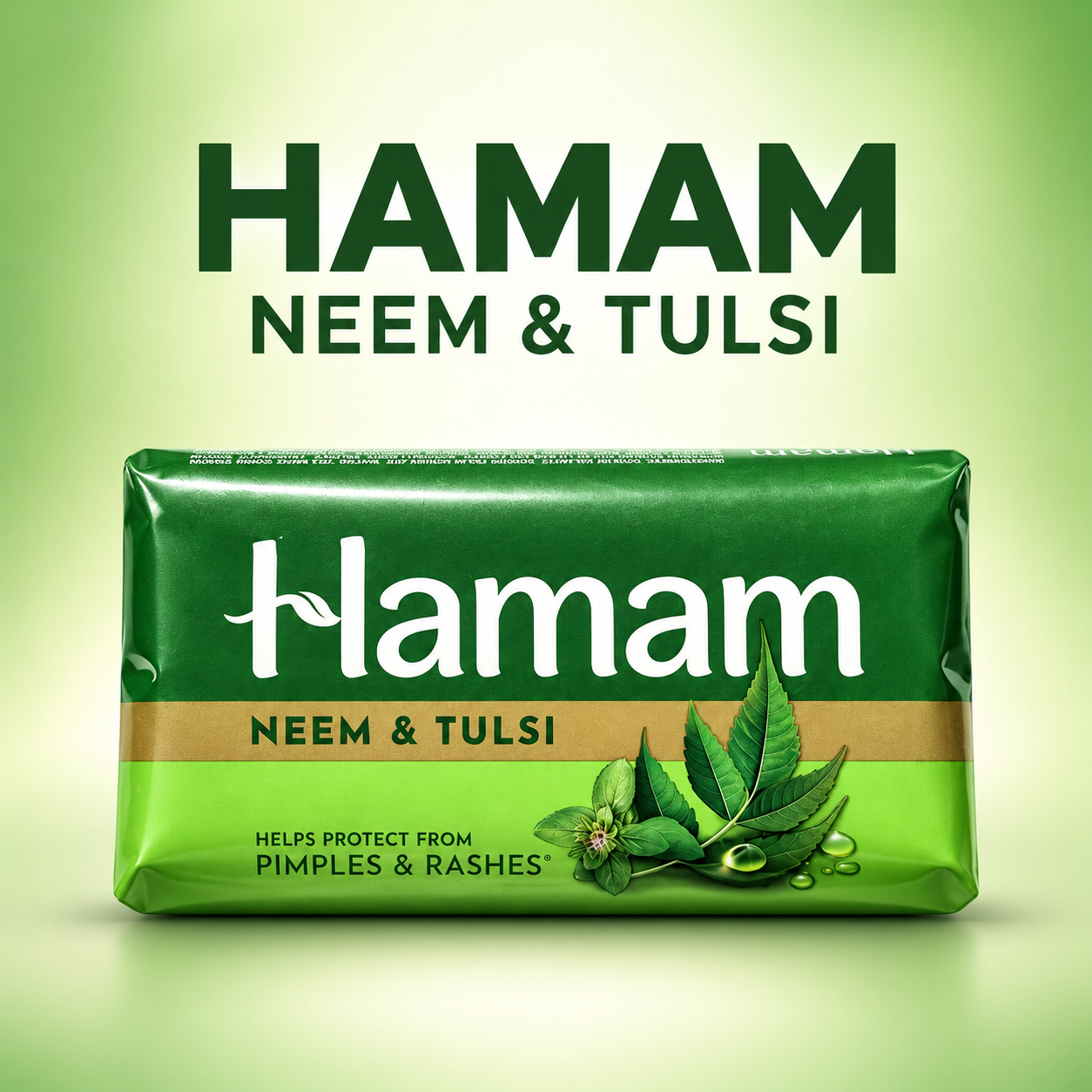 Hamam Neem & Tulsi Bathing Soap | Daily Cleansing & Skin Care 100g