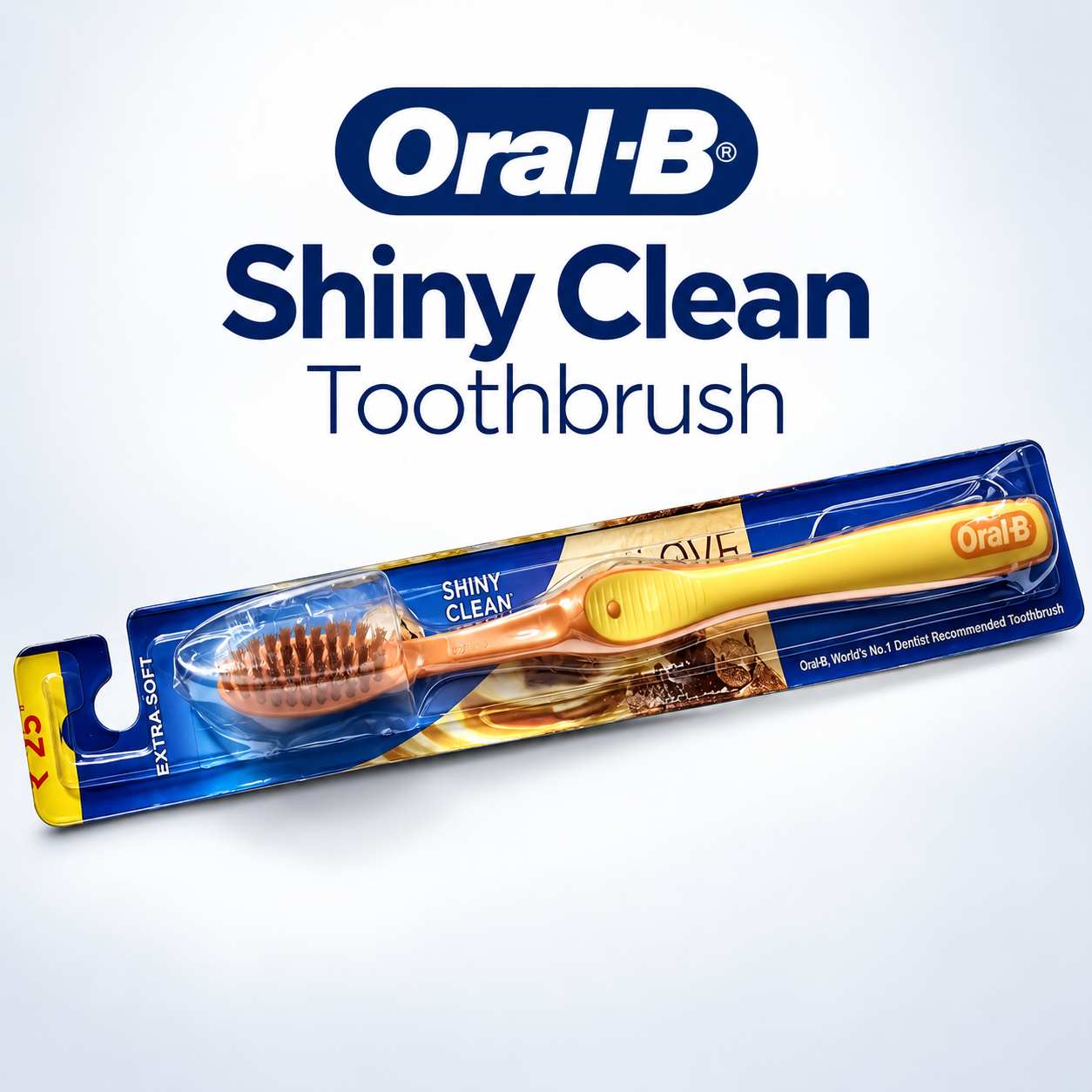 Oral-B Shiny Clean Extra Soft Toothbrush | Gentle Daily Cleaning for Teeth & Gums