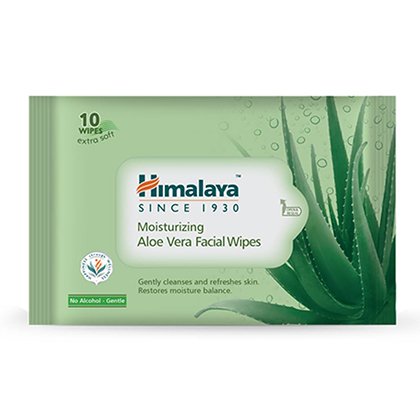 Himalaya Moisturizing Aloe Vera Facial Wipes 10N