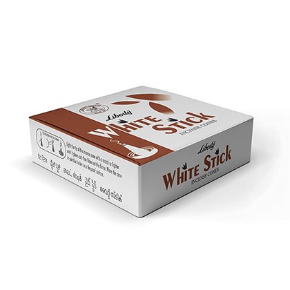 Liberty White Stick Incense Cones 10N