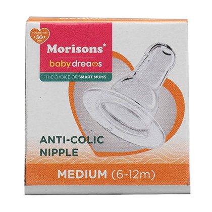 Morisons Baby Dreams Anti Colic Nipple Medium