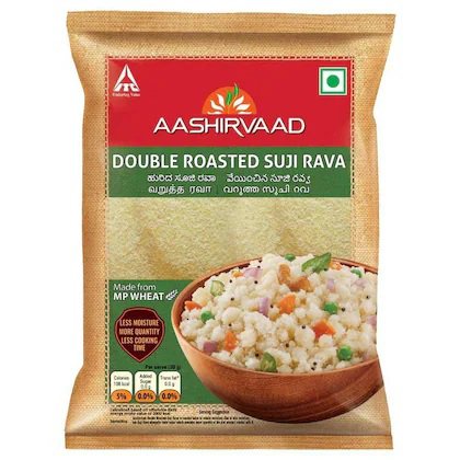 Aashirvaad Double Roasted Suji Rava 500G