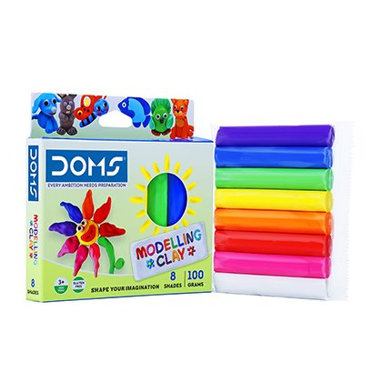 Doms Modelling Clay 8Shades