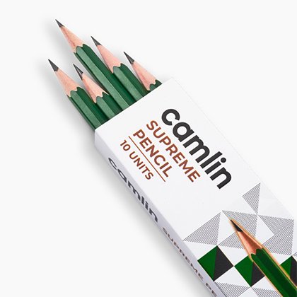 Camlin Supreme Smooth & Dark Pencils 10 Units