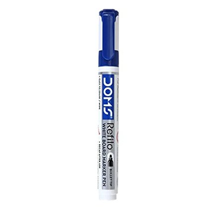Doms White Board Marker Blue Pen