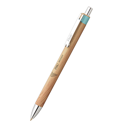 Flair Woody Cliq Blue Pen