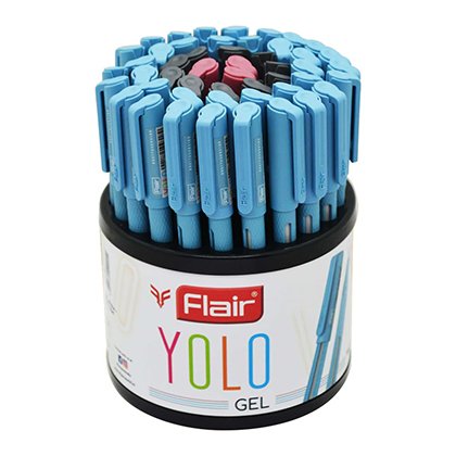 Flair Yolo Gel Blue Pen