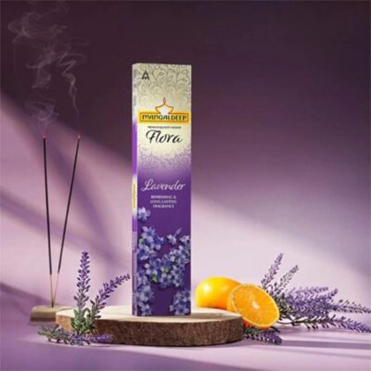 Mangaldeep Flora Lavender Agarbathi 14G