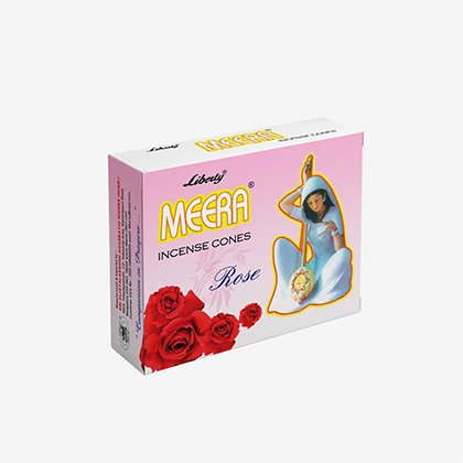 Liberty Meera Rose Incense Cones 10N