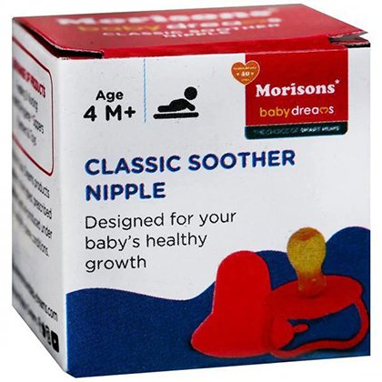 Morisons Baby Dreams Classic Soother Nipple