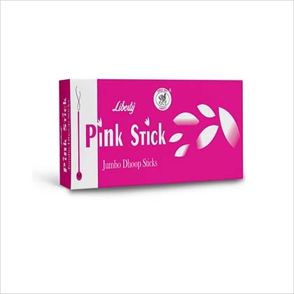 Liberty Pink Stick Jumbo Dhoop Agarbathi Stick 10N