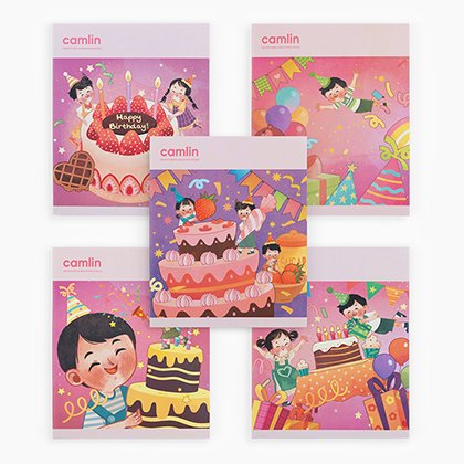Camlin Short Single Line Note 152P