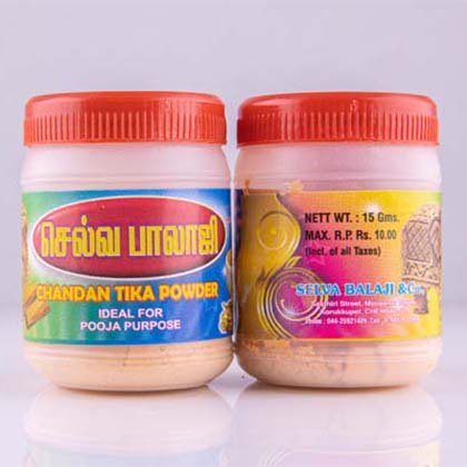 Selvabalaji Chandan Tika Powder 15G