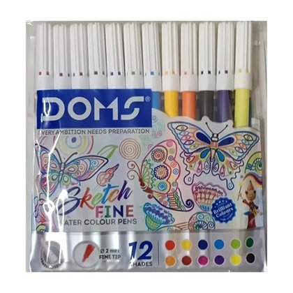 Doms Sketch Fine 12 Colour Shades