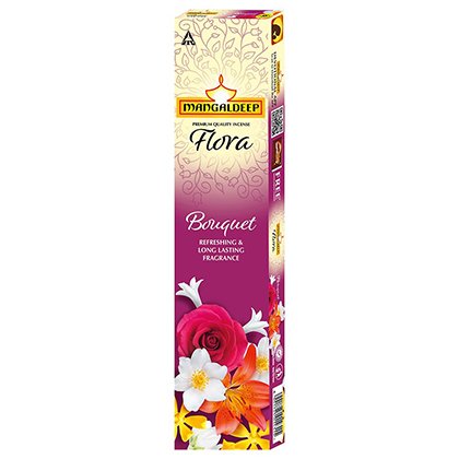 Mangaldeep Bouquet Flora Agarbathi Sticks 100G